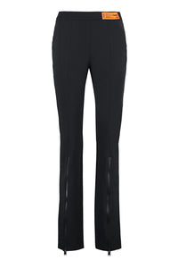 Stretch gabardine trousers